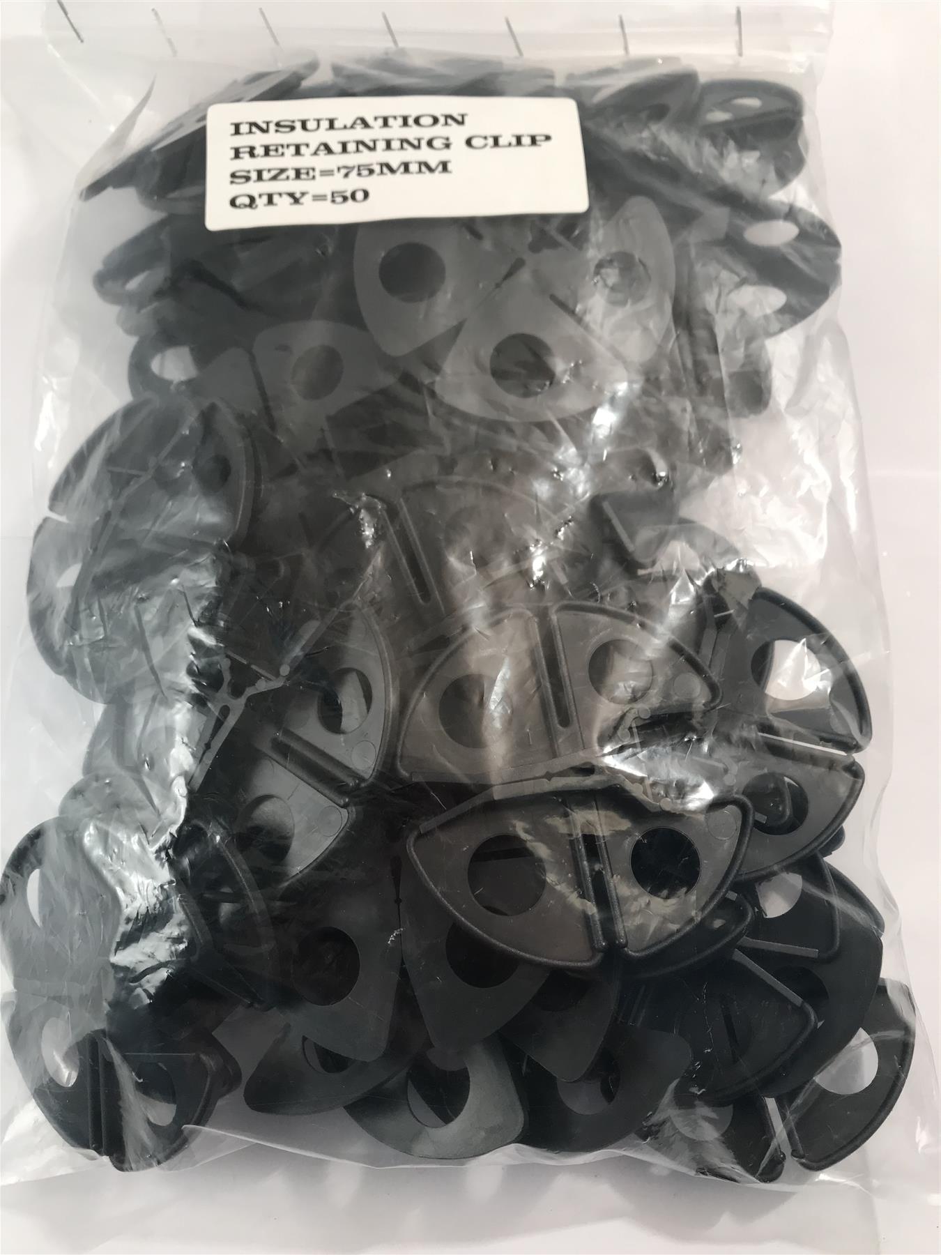 Insulation Retaining Clip 75mm Pack of 50