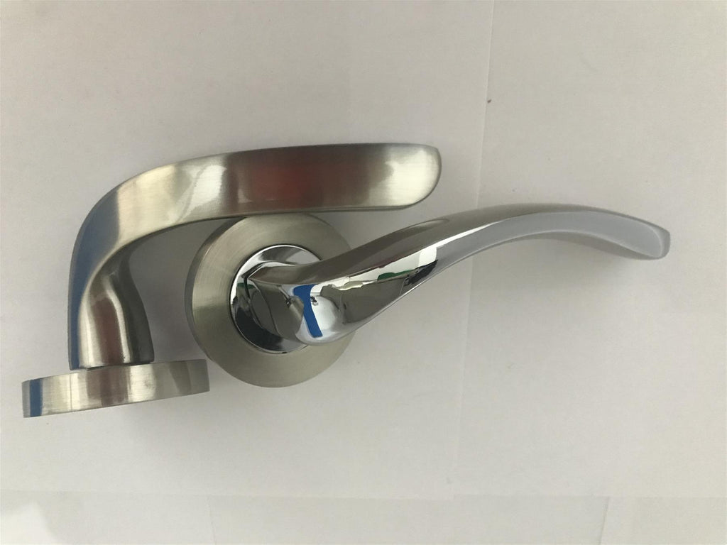 Supreme Thames Lever On Rose Satin Nickel Chrome Plated 30046