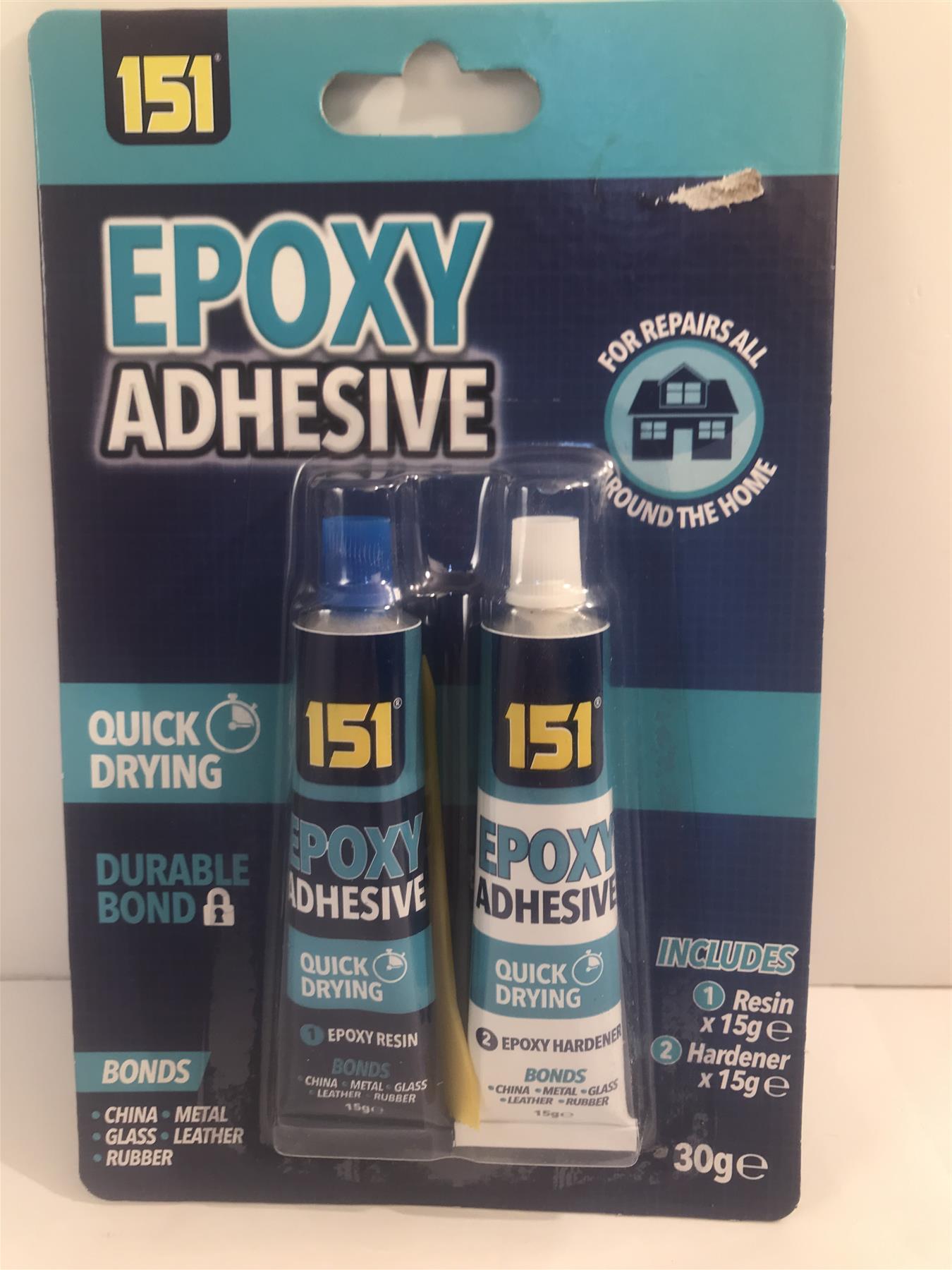 New Epoxy Adhesive 2 Part Quick Drying Resin  & Hardener for China Metal Glass