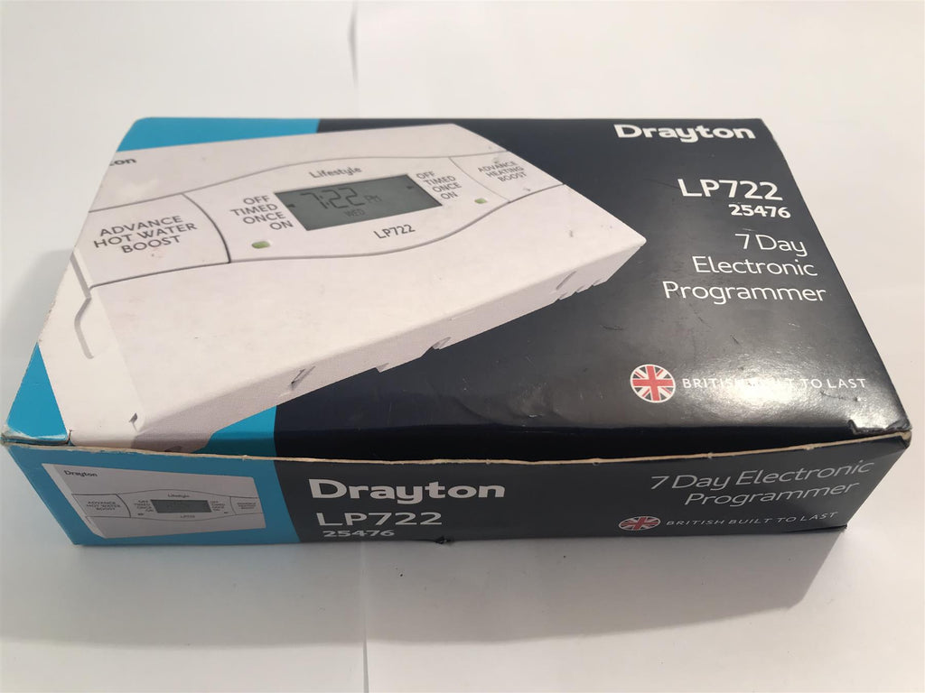 DRAYTON 25476 LP722 7 DAY ELECTRONIC PROGRAMMER