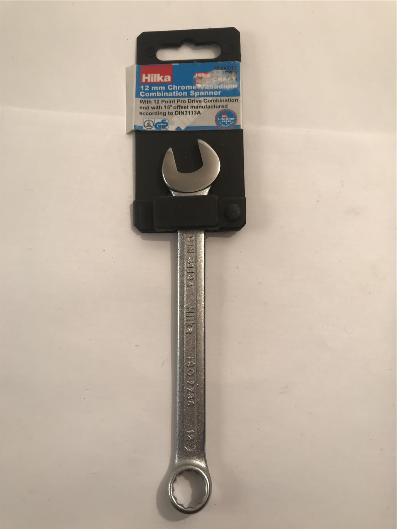 Hilka 12mm Chrome Vanadium Combination Spanner  15200012
