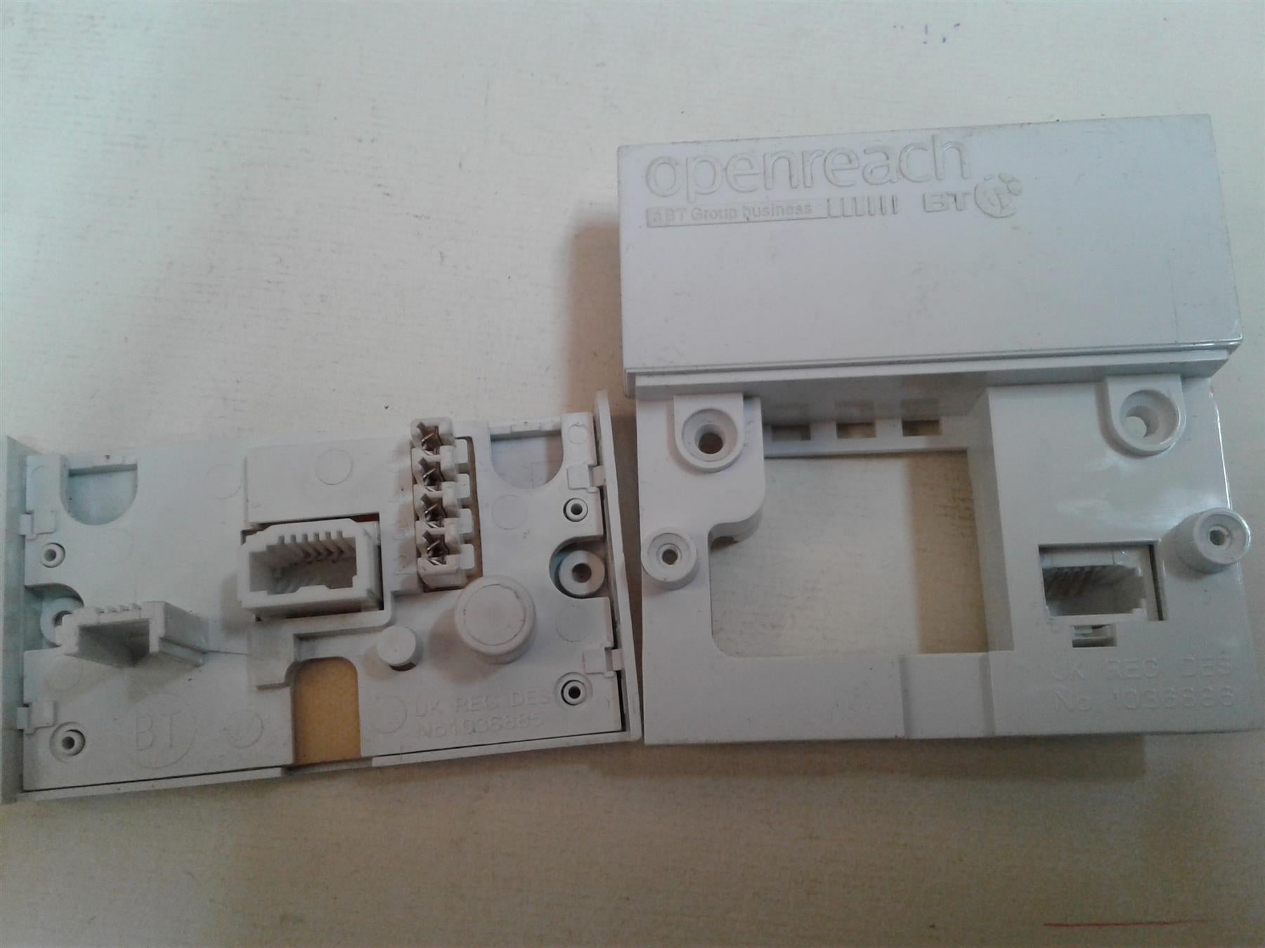 BT OPENREACH MASTER TELEPHONE SOCKET FACE COVER NTE5 85mm