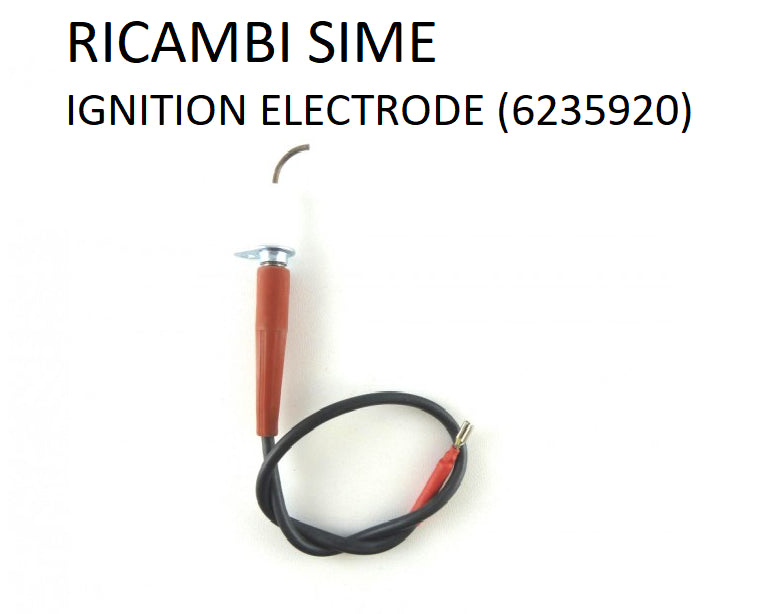 NEW Ricambi Sime Ignition Ionisation Electrode WITH Lead 6235920 SPARE PART