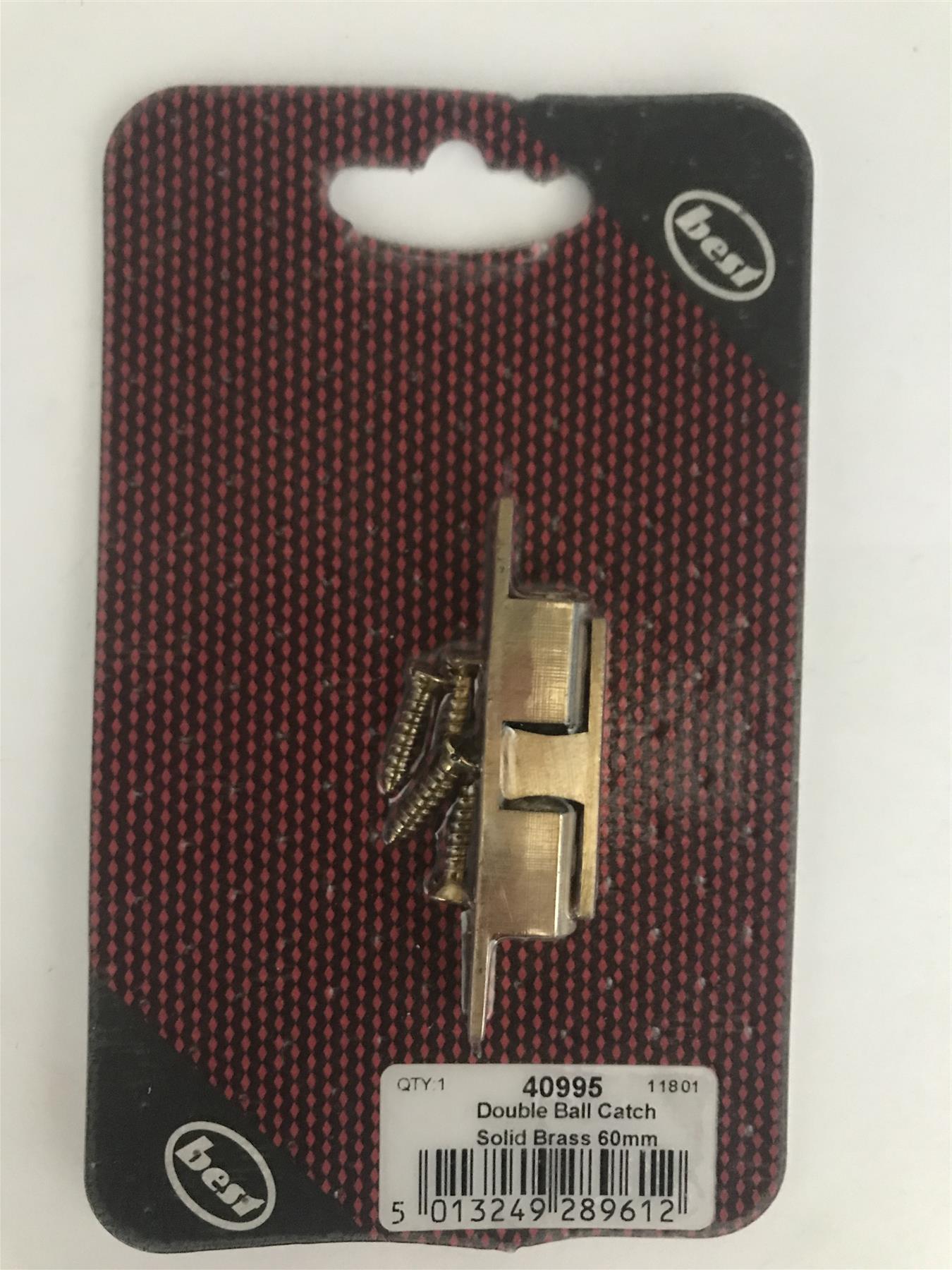 Best Double Ball Catch solid Brass 60mm  40995