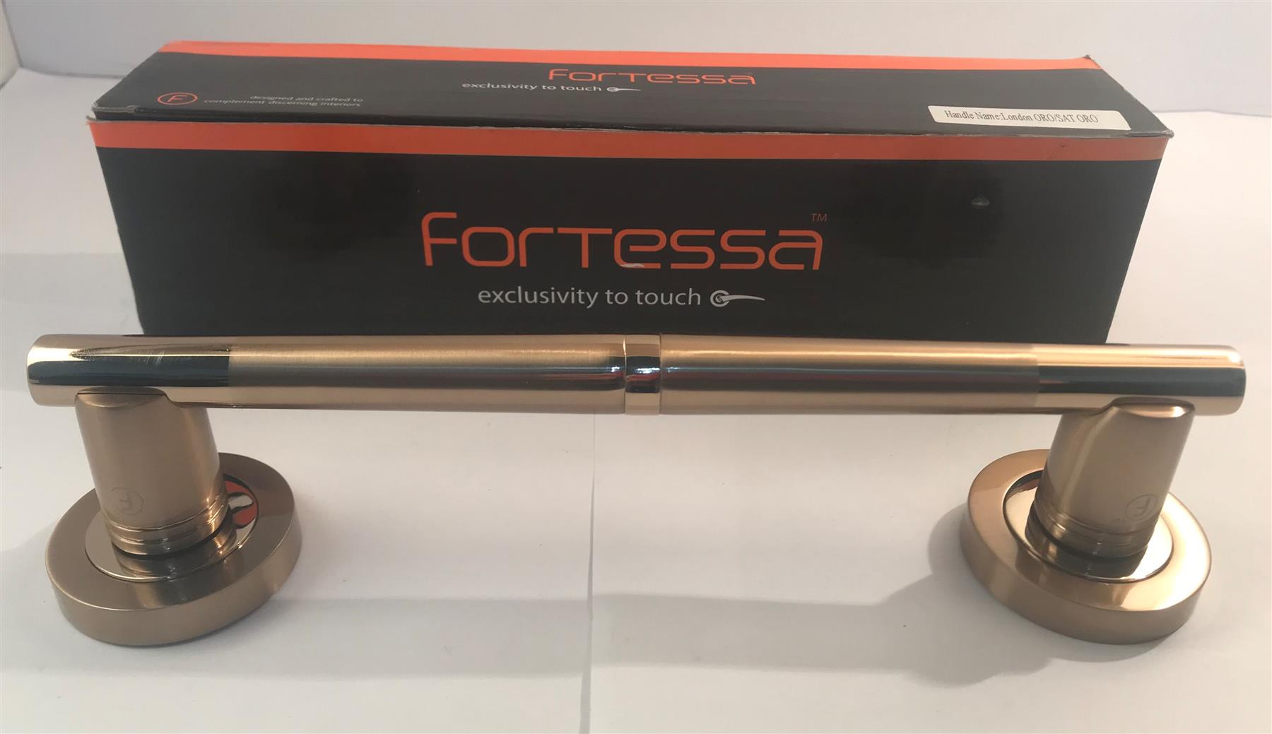 Fortessa FALCON-ORO/SAT ORO London Door Handle Brass PVD