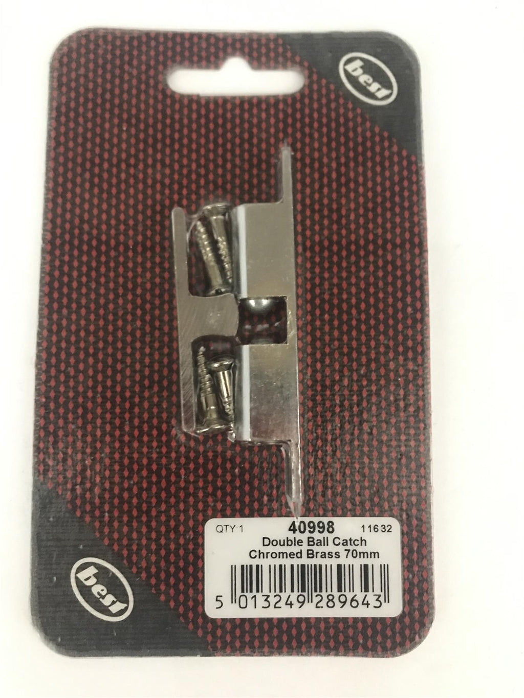 Best Double Ball Catch Chromed Brass 70mm  40998