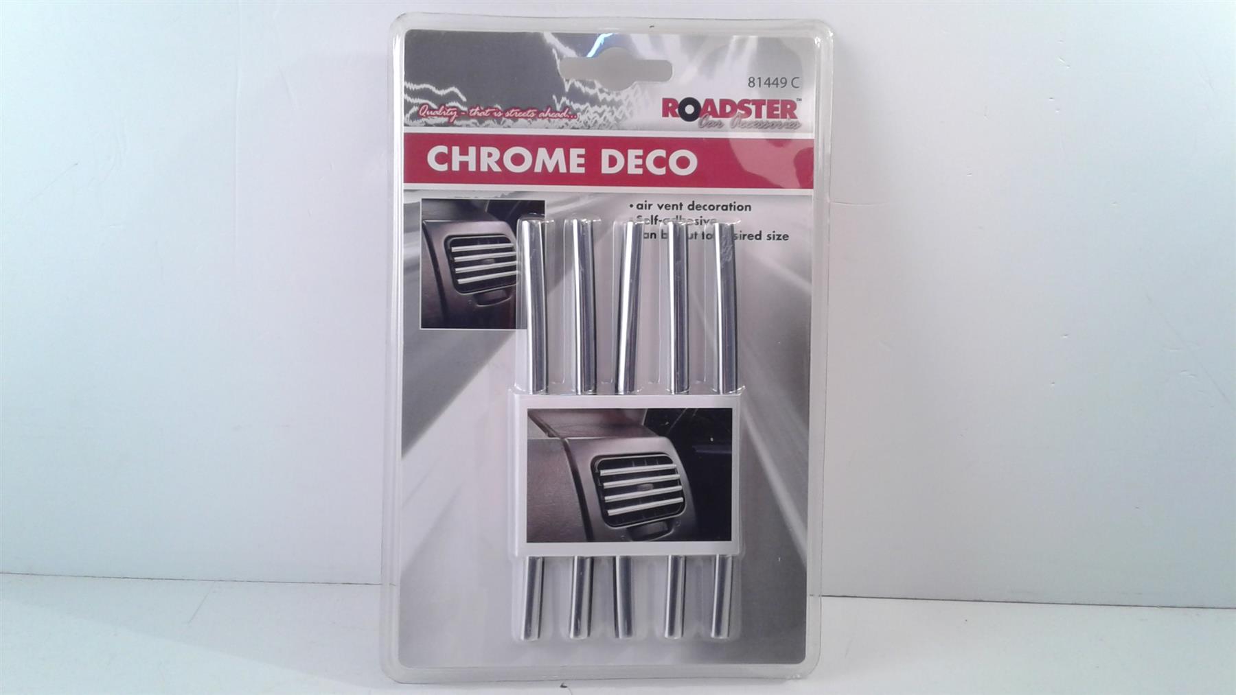 Roadster Chrome Deco Air Vent Decoration