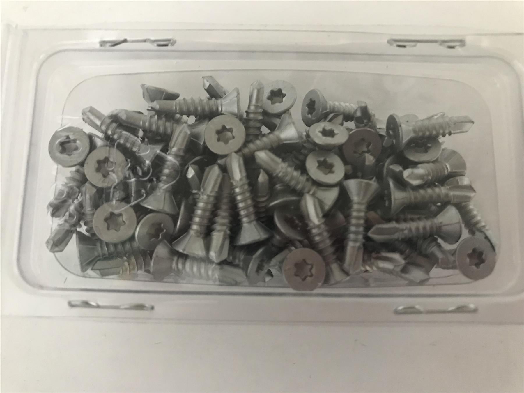 Self Tapping Self Drilling Torx 3.9 x 16mm Countersunk Screws (Pack 100)