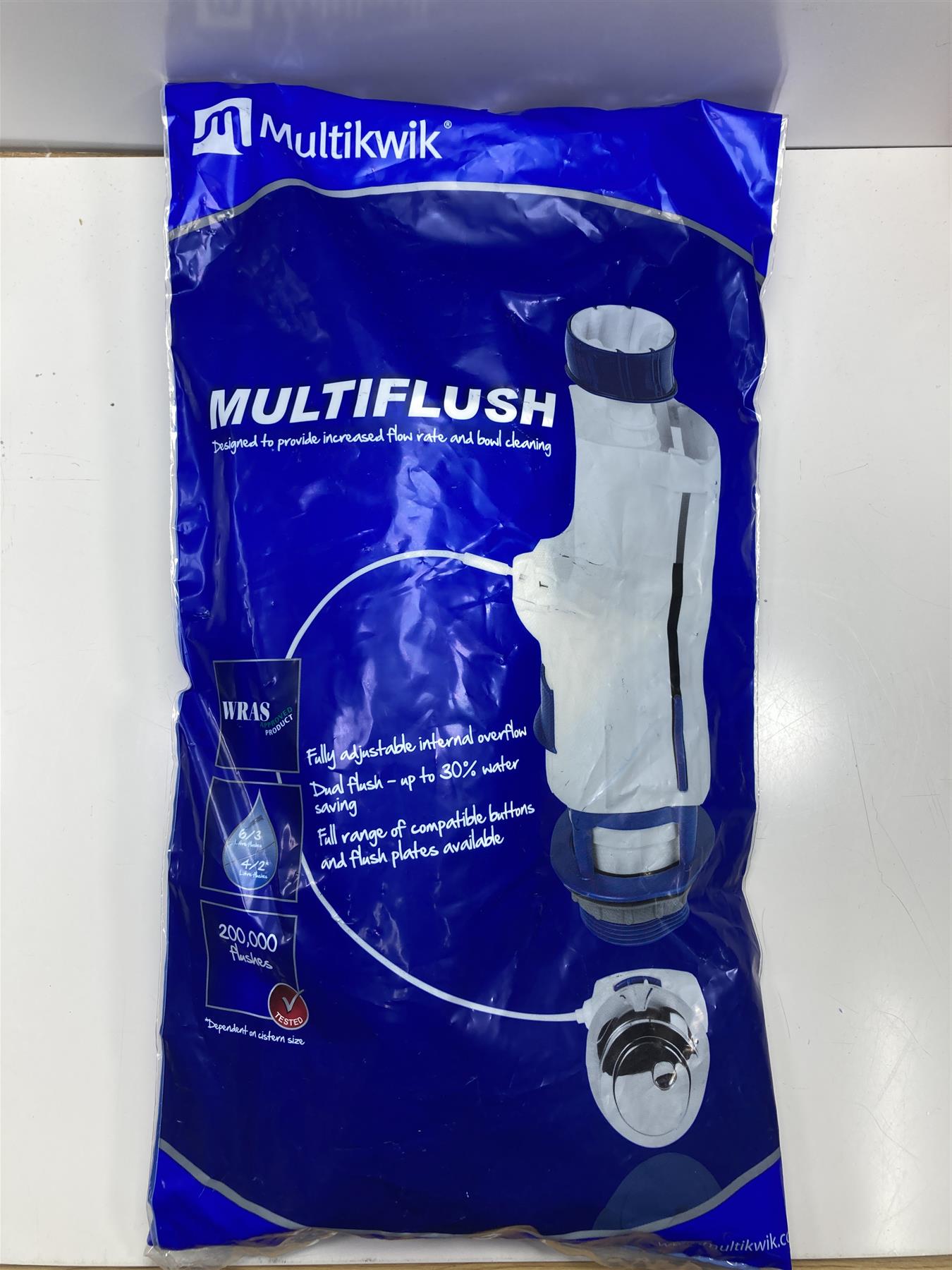 multikwik mfv1c-multiflush mfv1c chrome fitting 105 inch cable 360mm