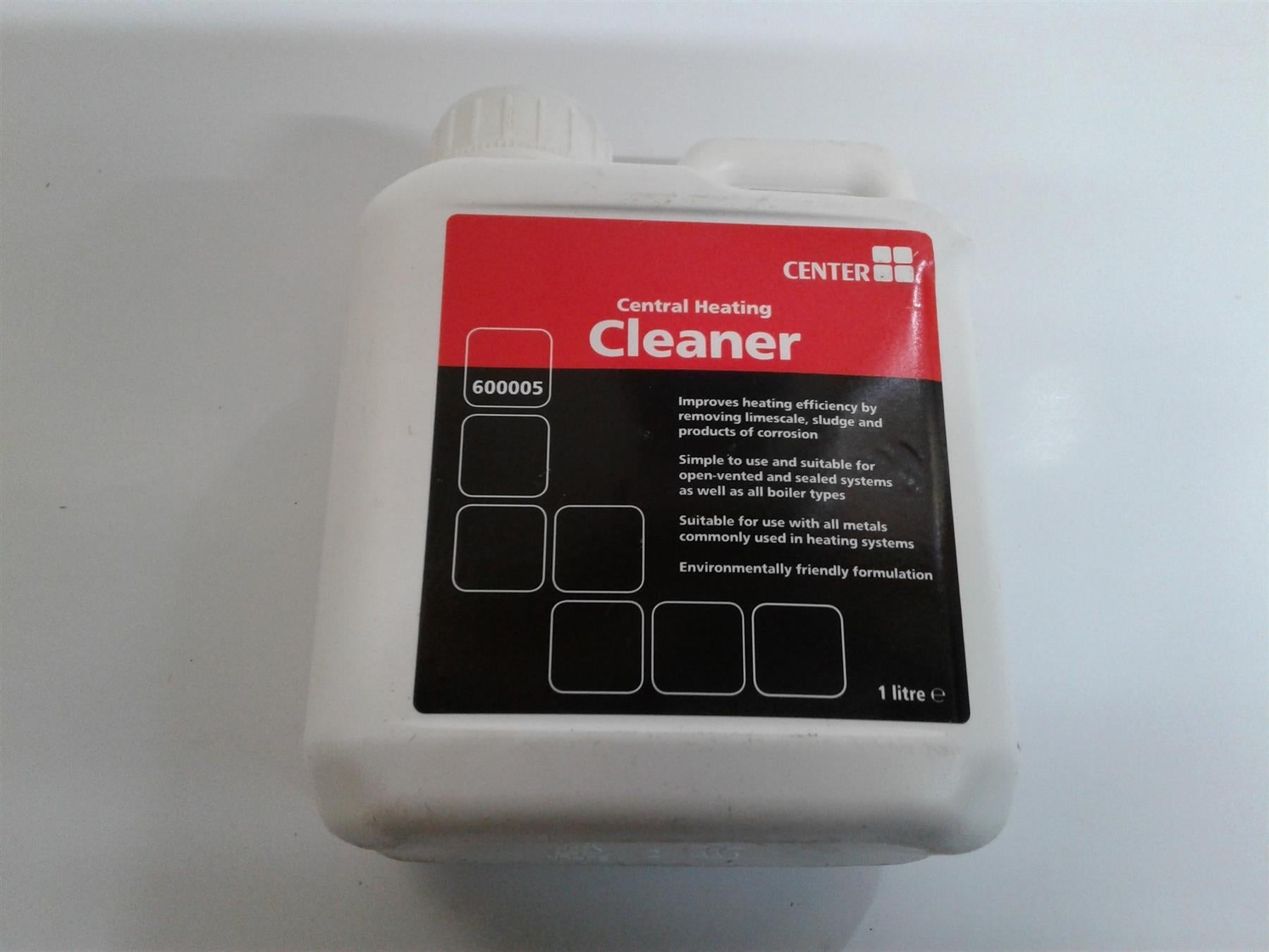 NEW PLUMB CENTER CENTRAL HEATING CLEANER 600005 1 LITRE