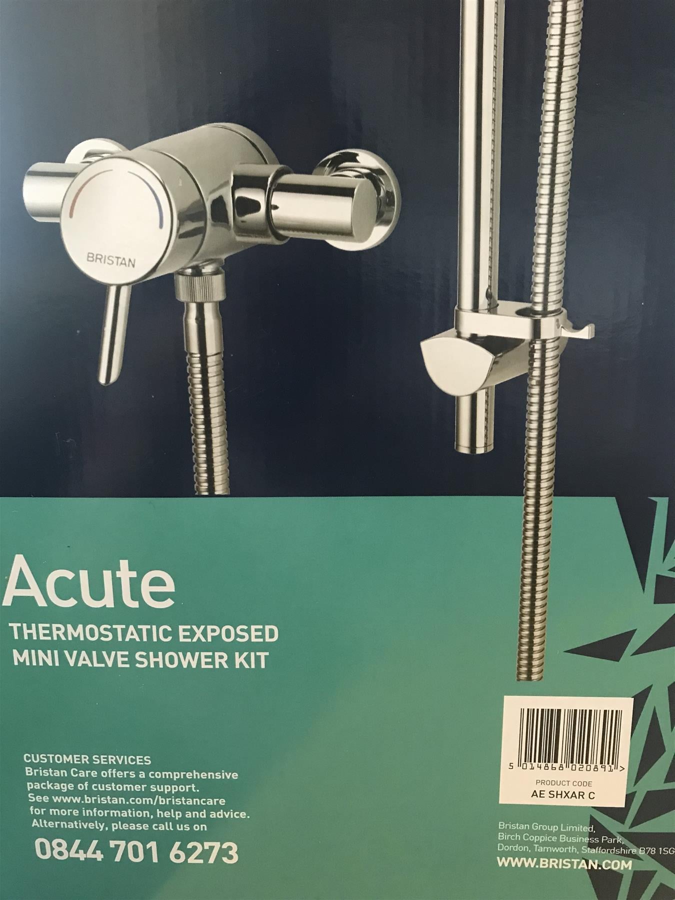 Bristan Acute Thermostatic Surface Mounted Shower Valve AE SHXAR C