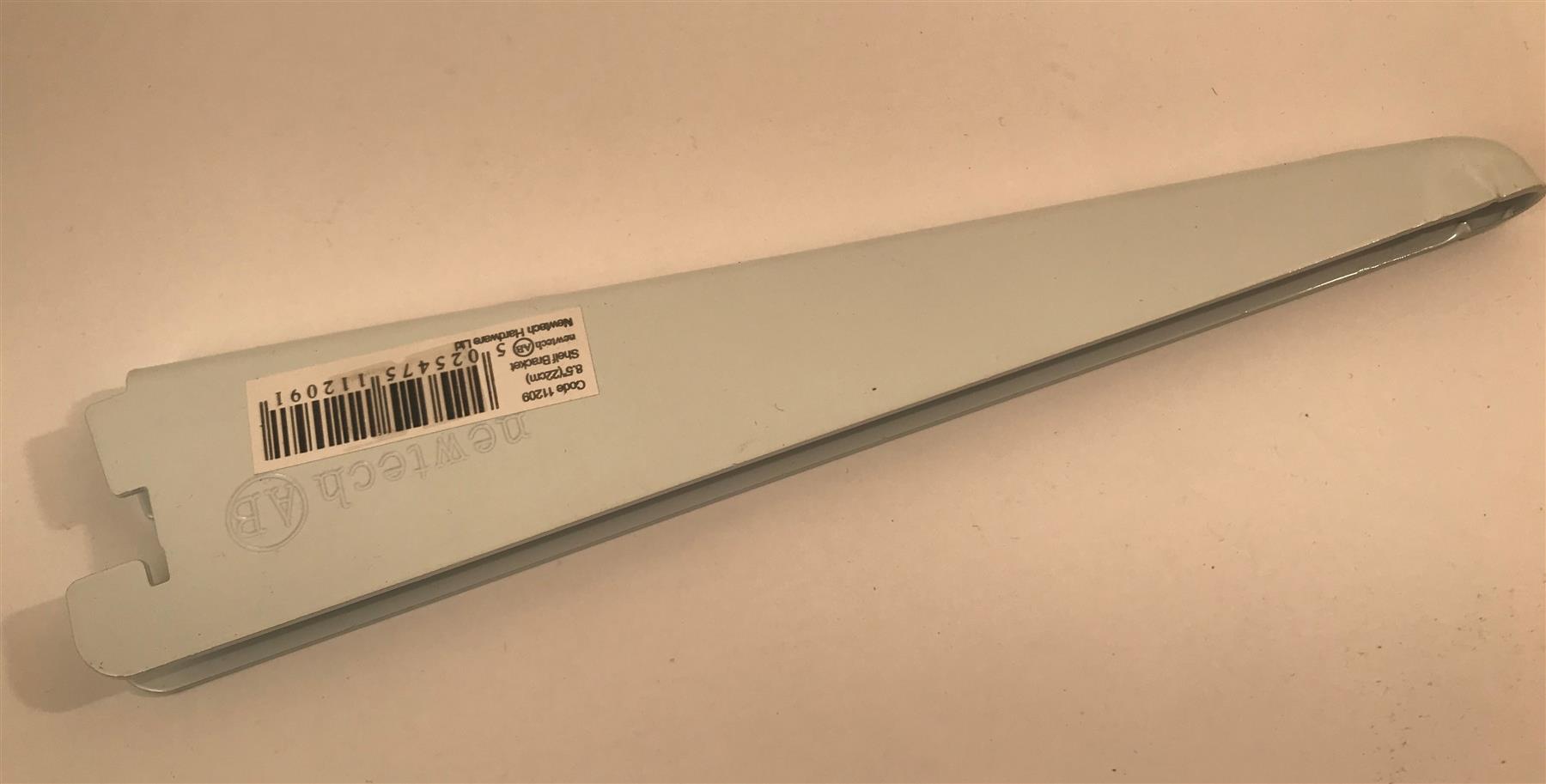 Newtech White Shelf Bracket 220mm