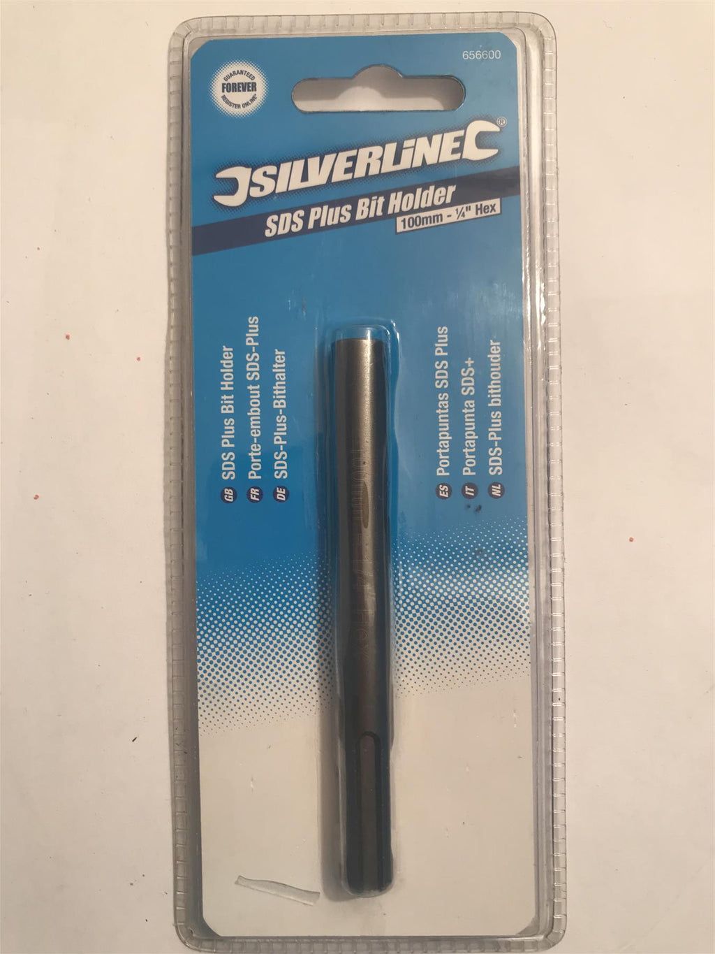 Silverline SDS Plus Bit Holder 100mm, 1/4" Hex  656600