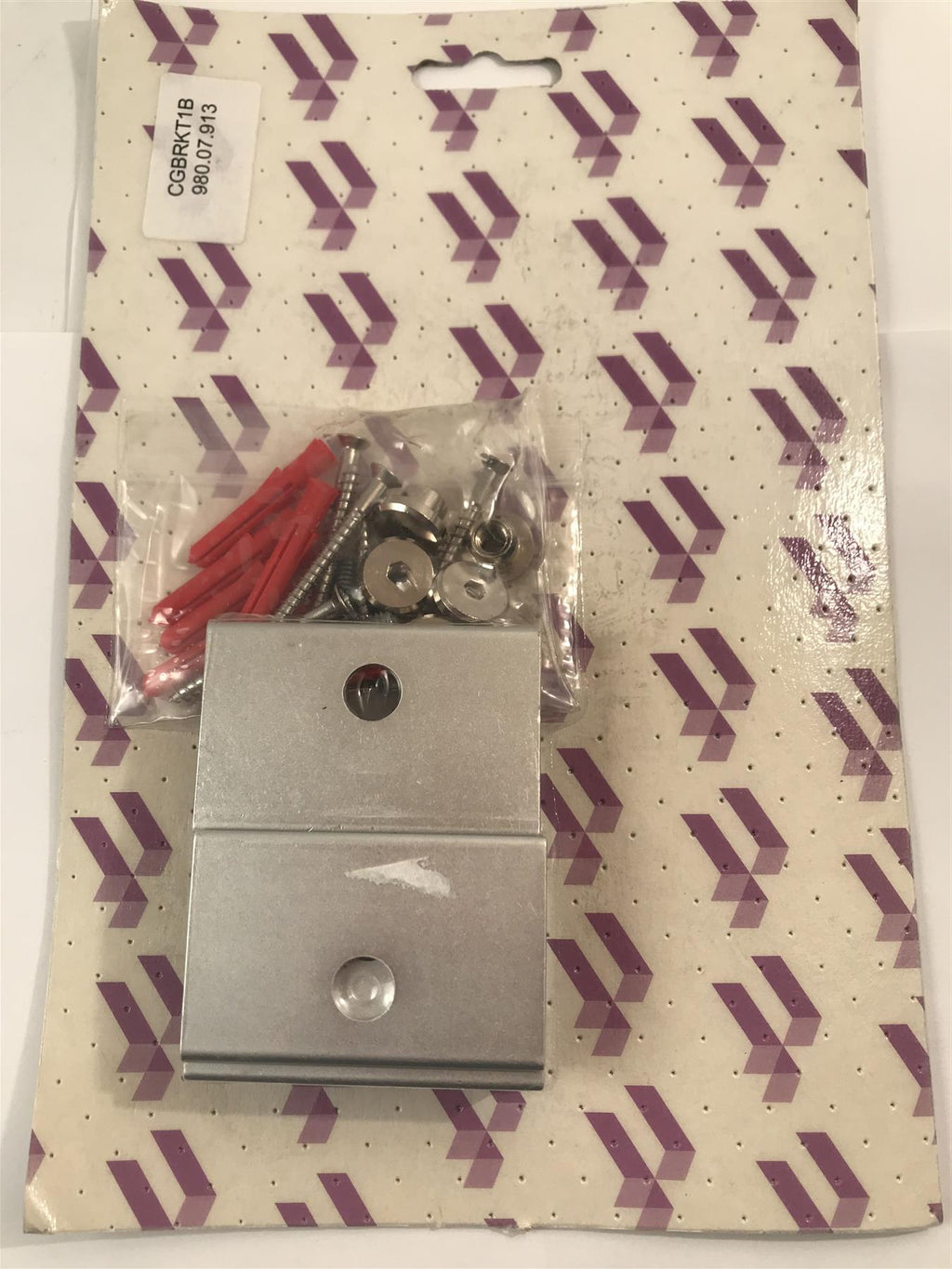 Toilet Cubicle U Bracket for 13mm Partition  CGBRKT1B