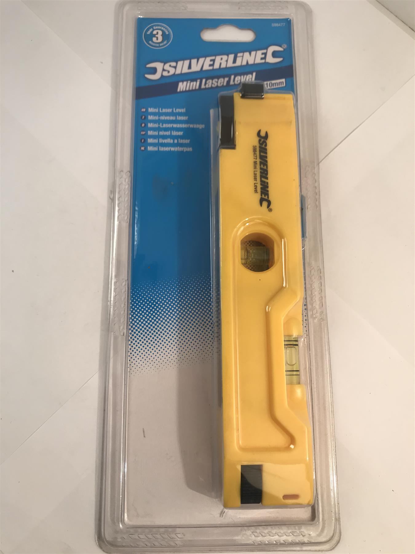 Silverline 598477 Mini Laser Level 210mm
