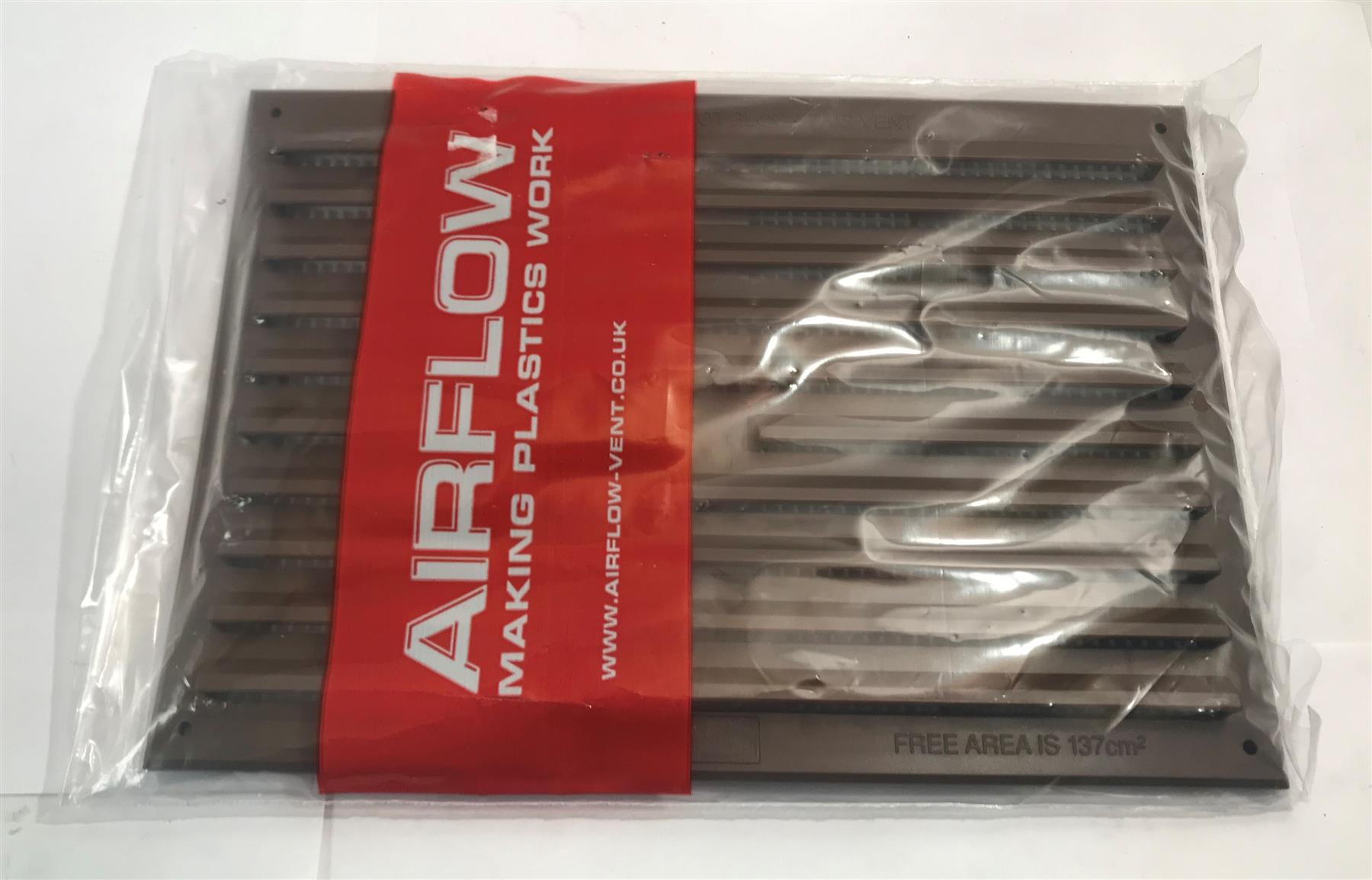 Airflow 9" x 6" Face Fit Air Vent RVH96M Brown
