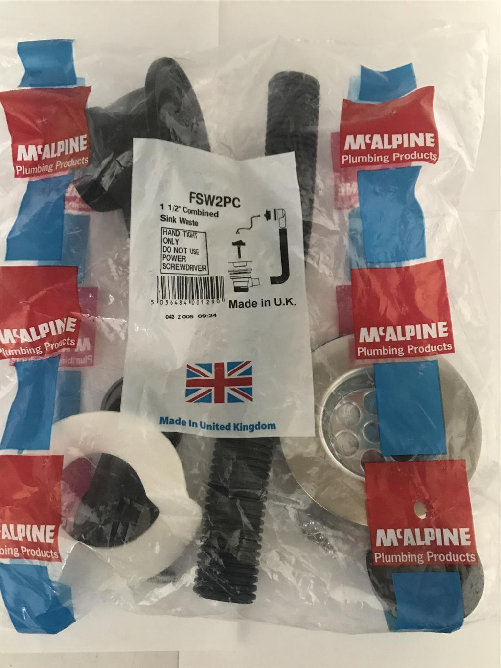 McAlpine Combined Sink waste kit FSW2PC
