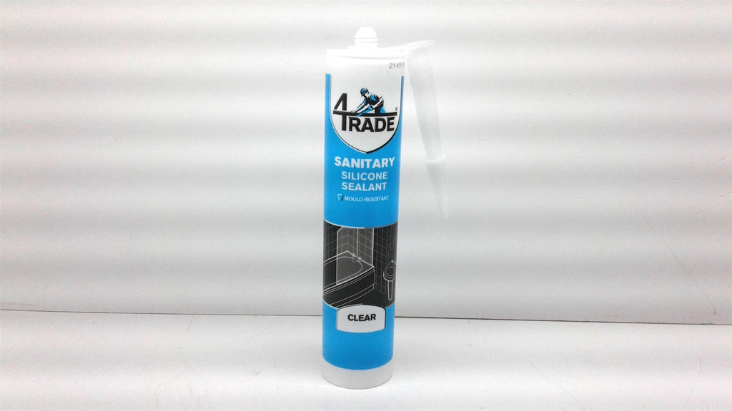 4Trade Sanitary Silicone Sealant Clear 310ml
