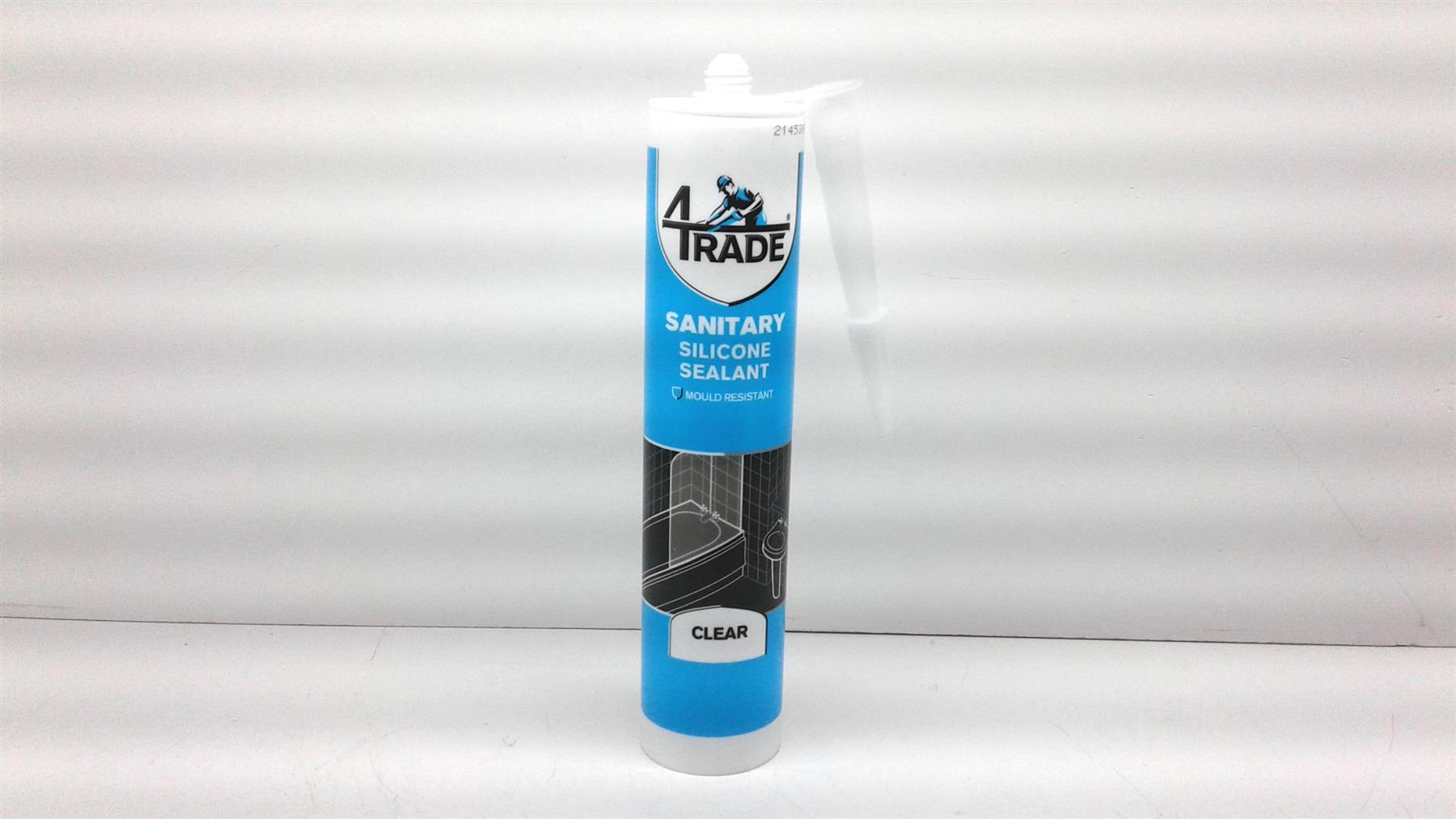 4Trade Sanitary Silicone Sealant Clear 310ml