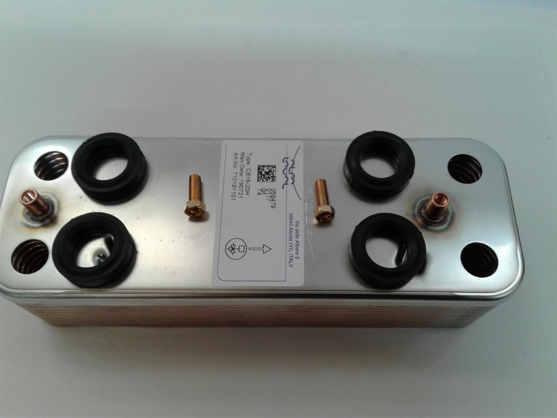 New Baxi Potterton DHW 20 Plate Heat Exchanger 7223558 248723 Genuine Part