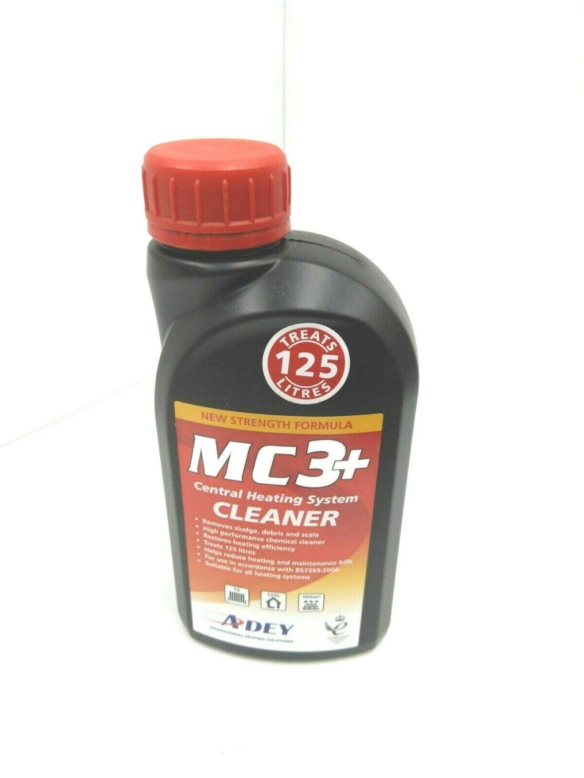 NEW ADEY MC3+ CENTRAL HEATING SYSTEM CLEANER 500ml