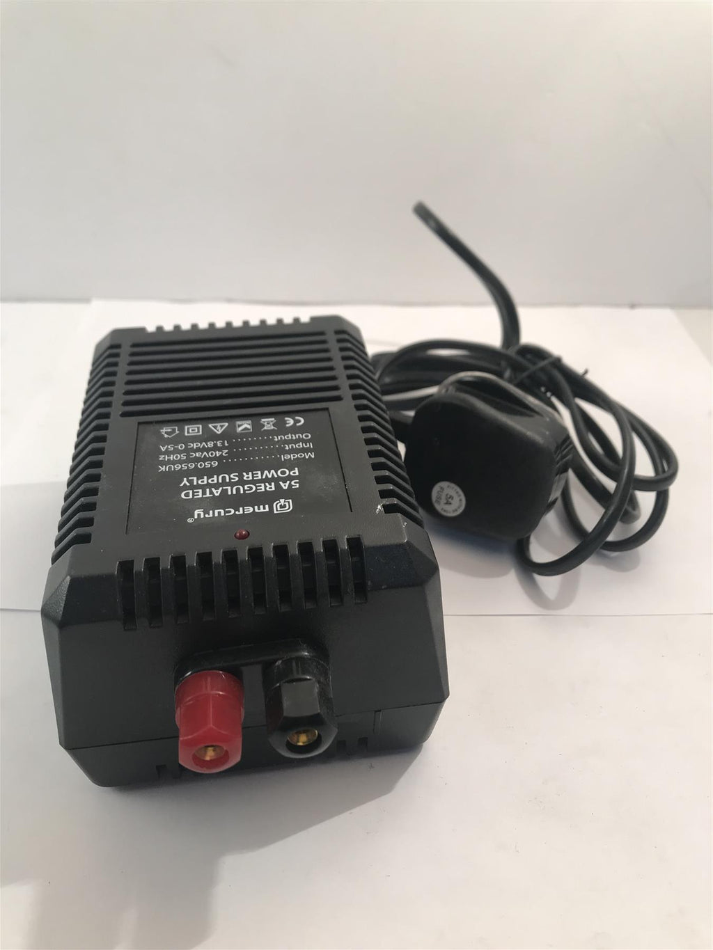 Mercury  Switch mode 5A 13.8V Bench Top Power Supply 650.656UK