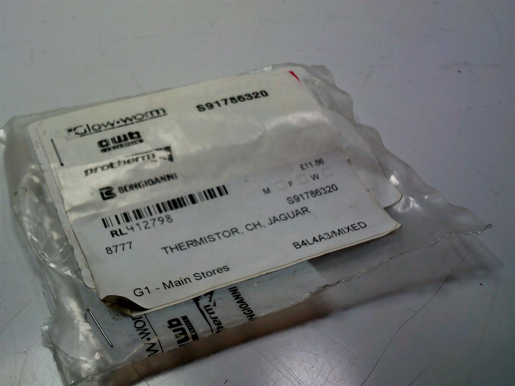 Glowworm  S91786320 THERMISTOR OBSOLETE