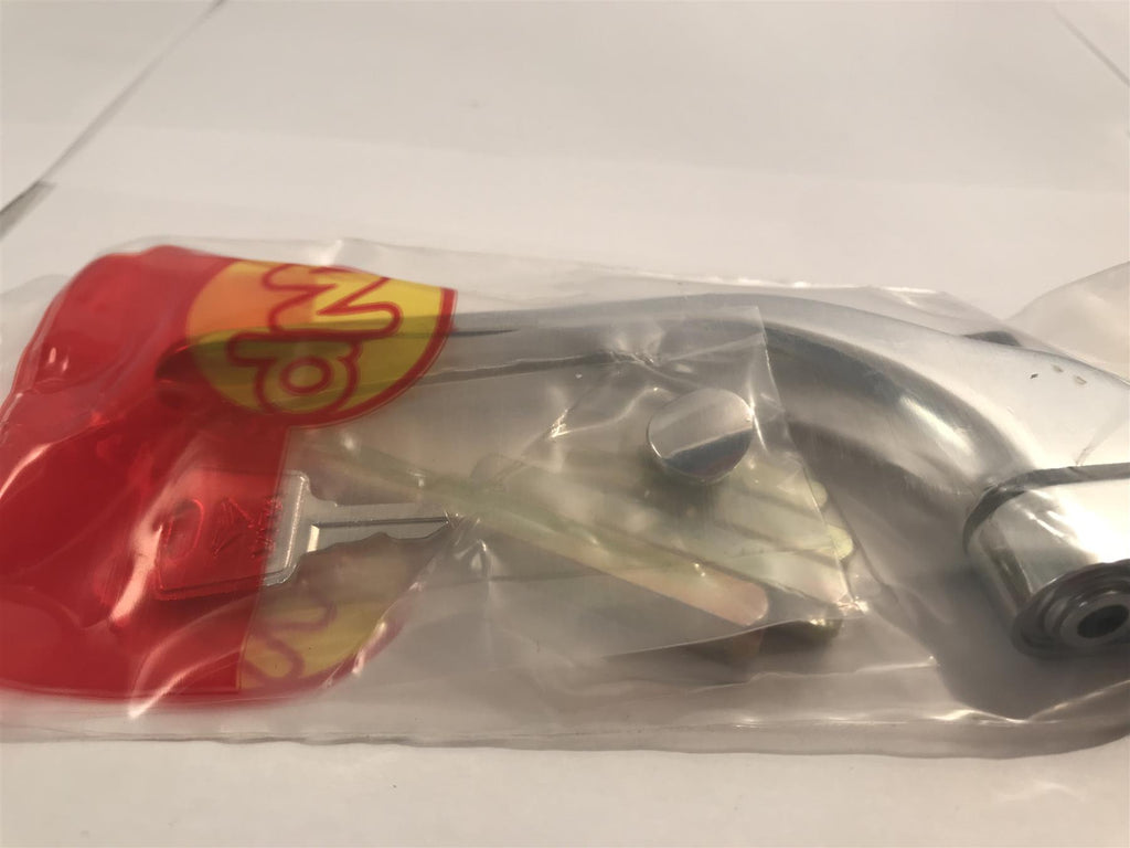 FLEXI LOCKING CROME WINDOW HANDLE, 4 DIFFERENT SPINDALS & KEY