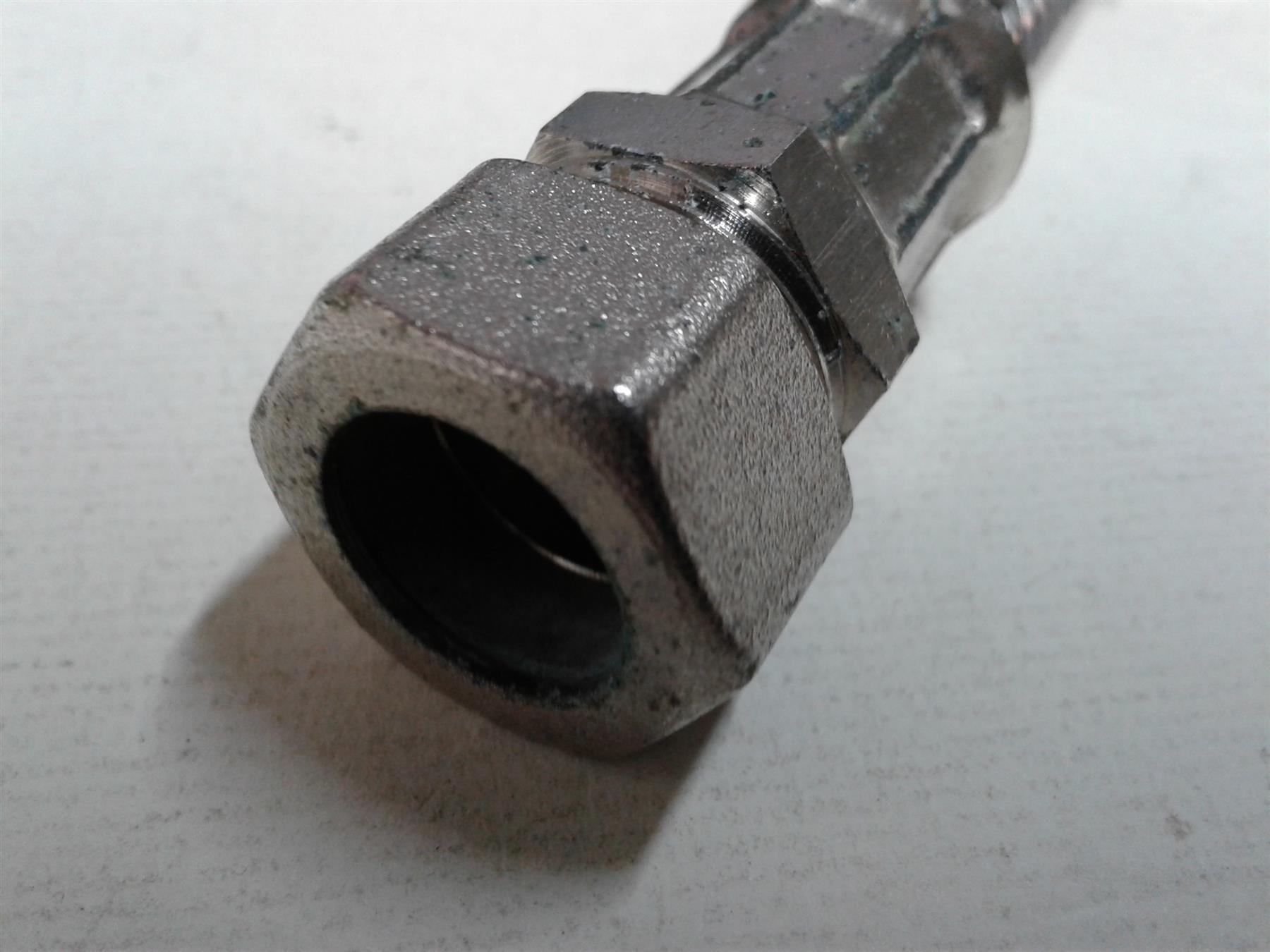 NEW 150MM FLEXI WATER TAP HOSE BRAIDED PIPE 15mmX15mm