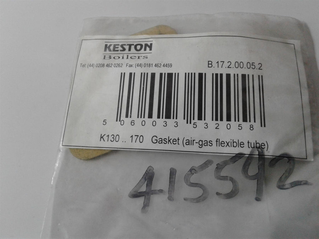NEW KESTON K130 K170 AIR GAS FLEXIBLE TUBE GASKET B17200052