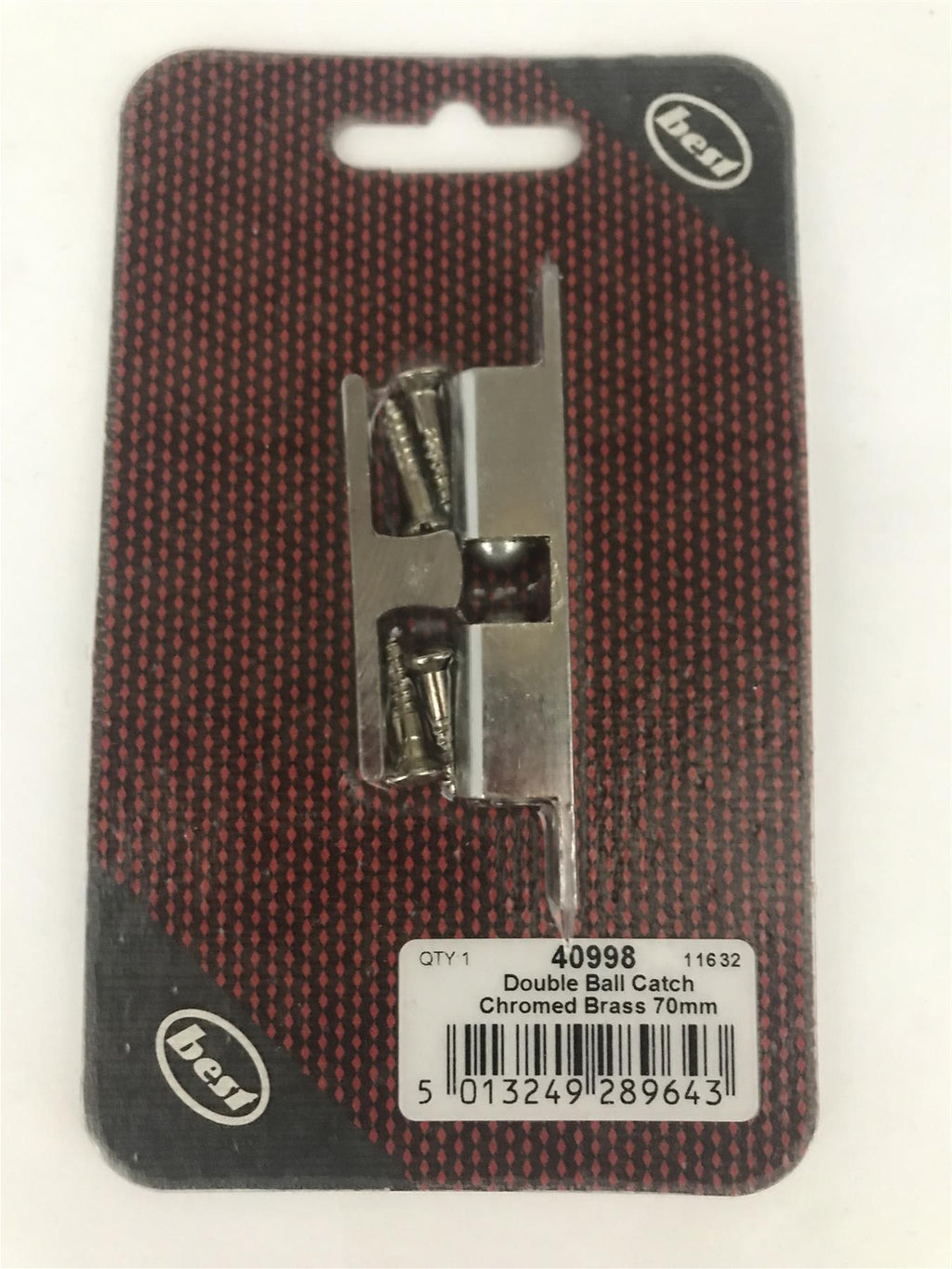 Best Double Ball Catch Chromed Brass 70mm  40998