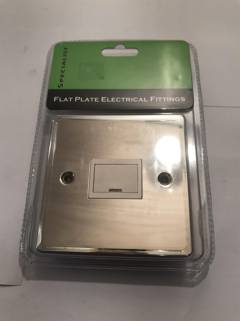 Bright Chrome 13amp Fused Spur Unit SP3019