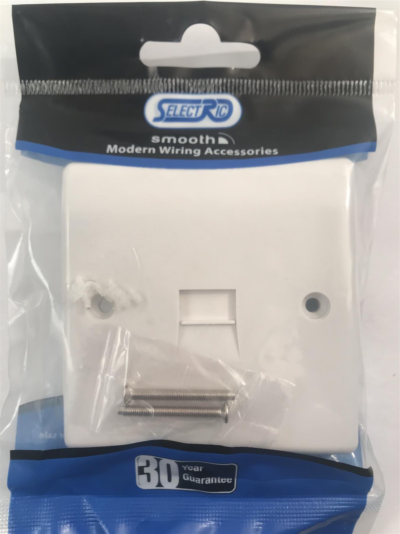Selectric Smooth Telephone Socket 1 Gang Master SSL540