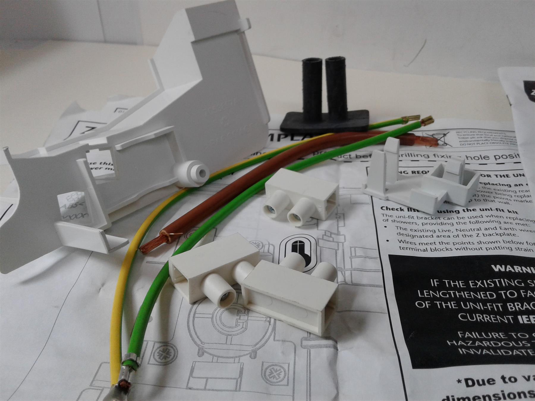 NEW TRITON UNI FIT KIT T70Z & T80Z SHOWER ELECTRIC - SPZUKIT