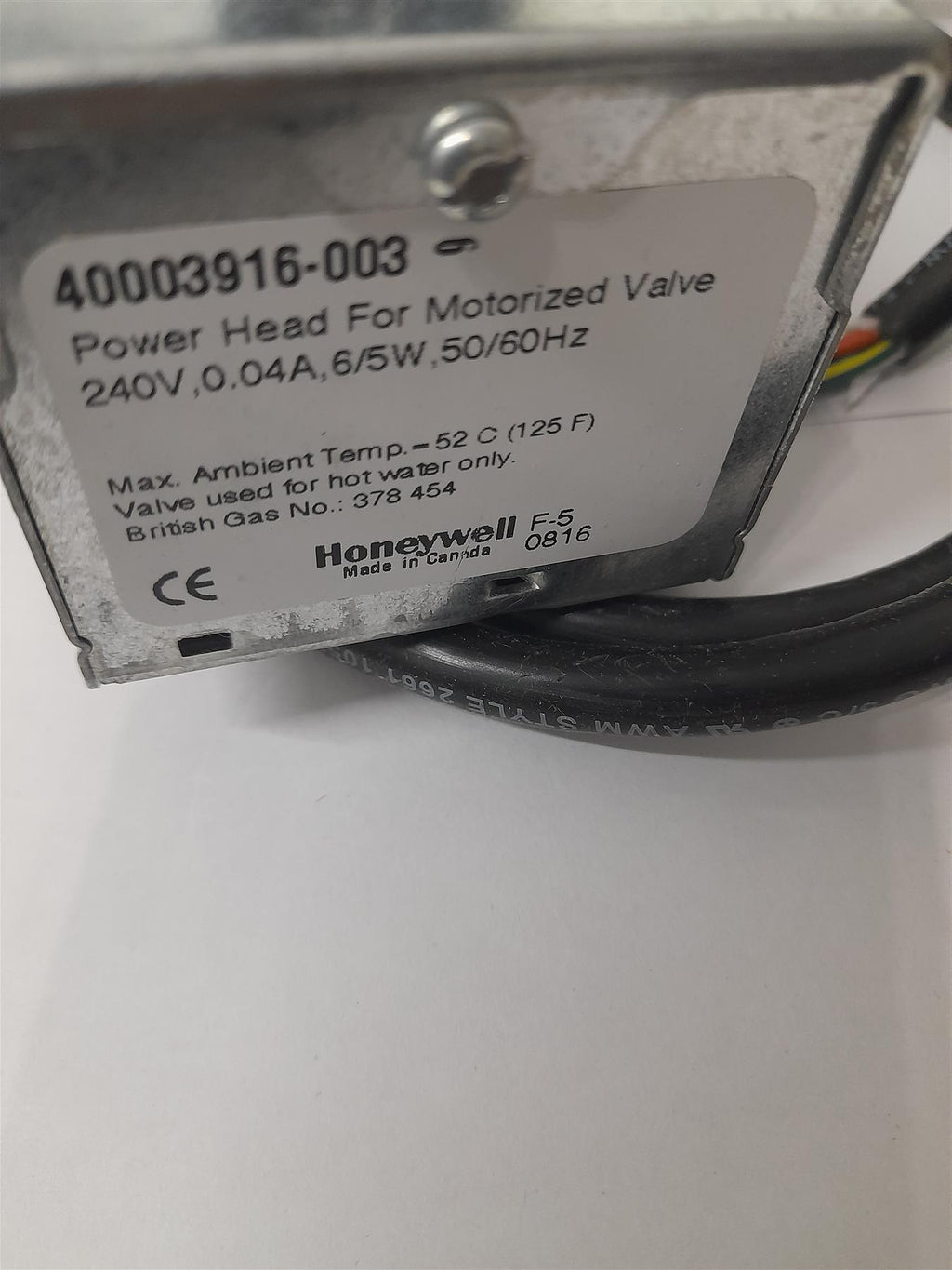 New Honeywell Mid Position Valve Power Head 40003916-003