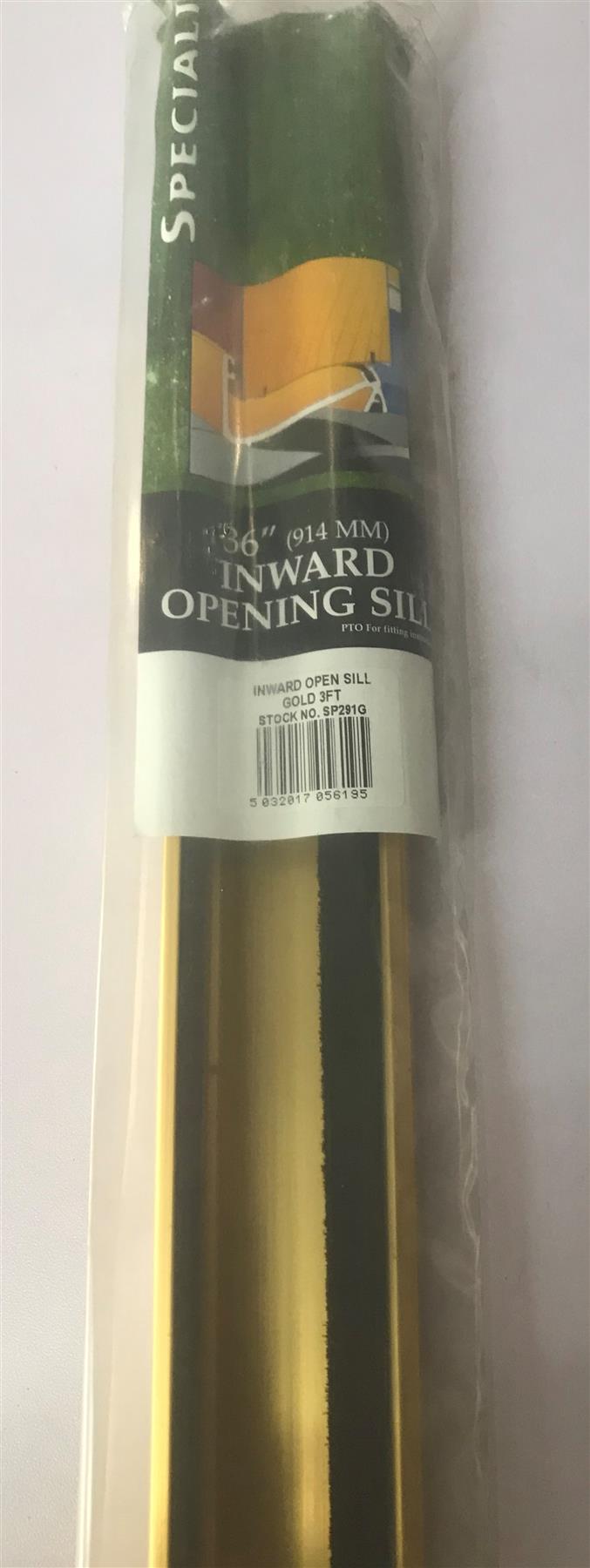 Specialist 36" (3ft) Inward Opening Door Sill Gold