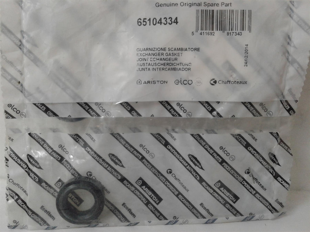 NEW ARISTON Chaffoteaux HEAT JOINT Exchanger gasket RING 65104334 (EACH)