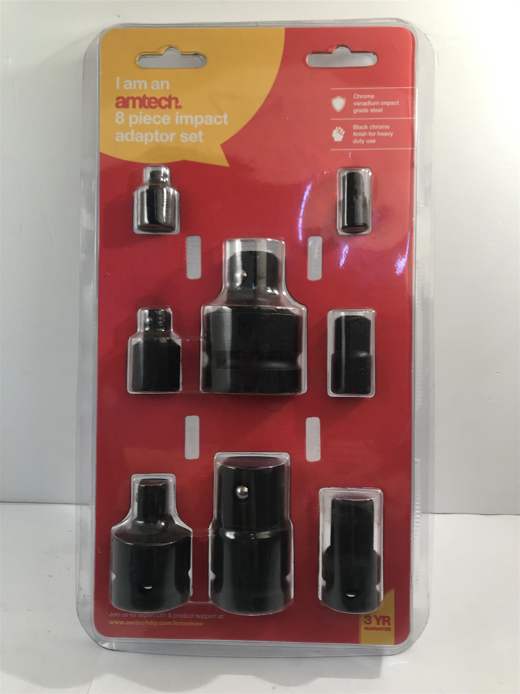 Amtech 8pc Impact Adaptor Set  I6670