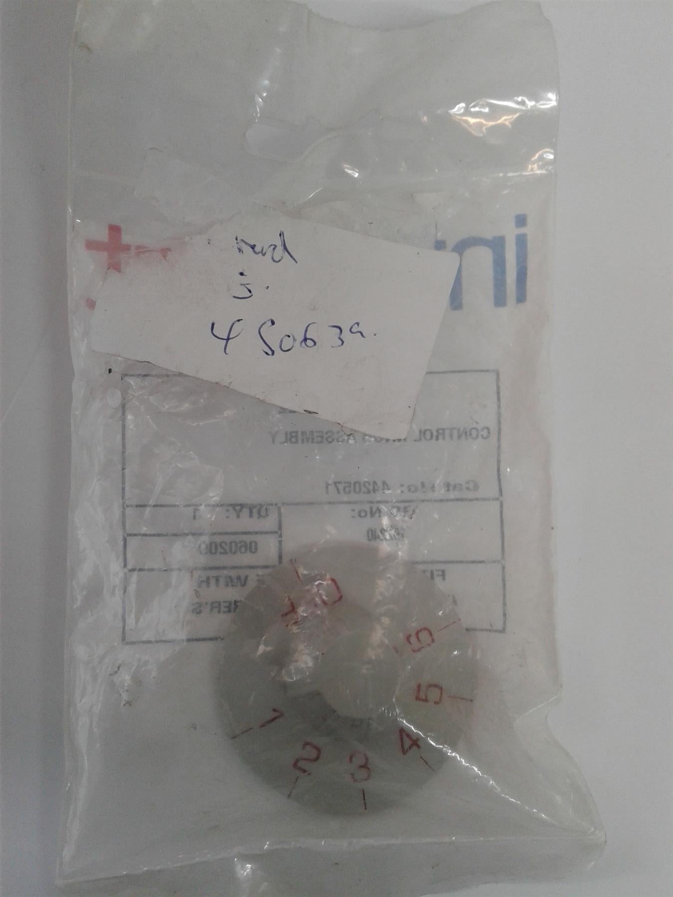 NEW Baxi Thorn 232122 Thermostat Knob
