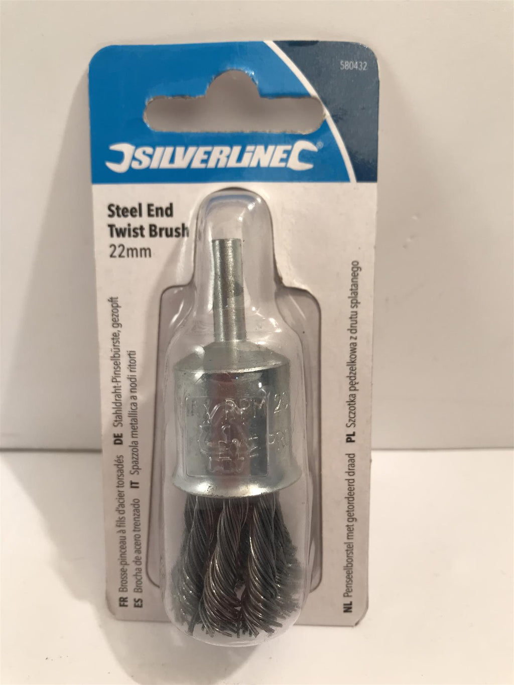 Silverline Steel Wire End Twist Brush 22mm 580432