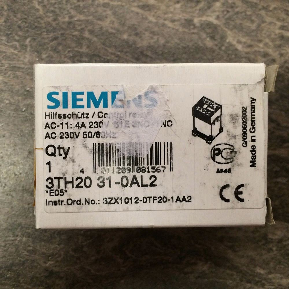 NEW SIEMENS CONTACTOR 3TH20 31-OAL2 3TH2031-OAL2