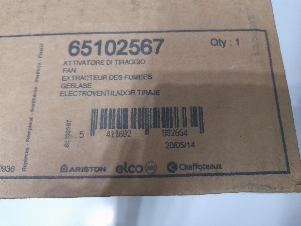 Chaffoteaux Ariston 65102567 Fan