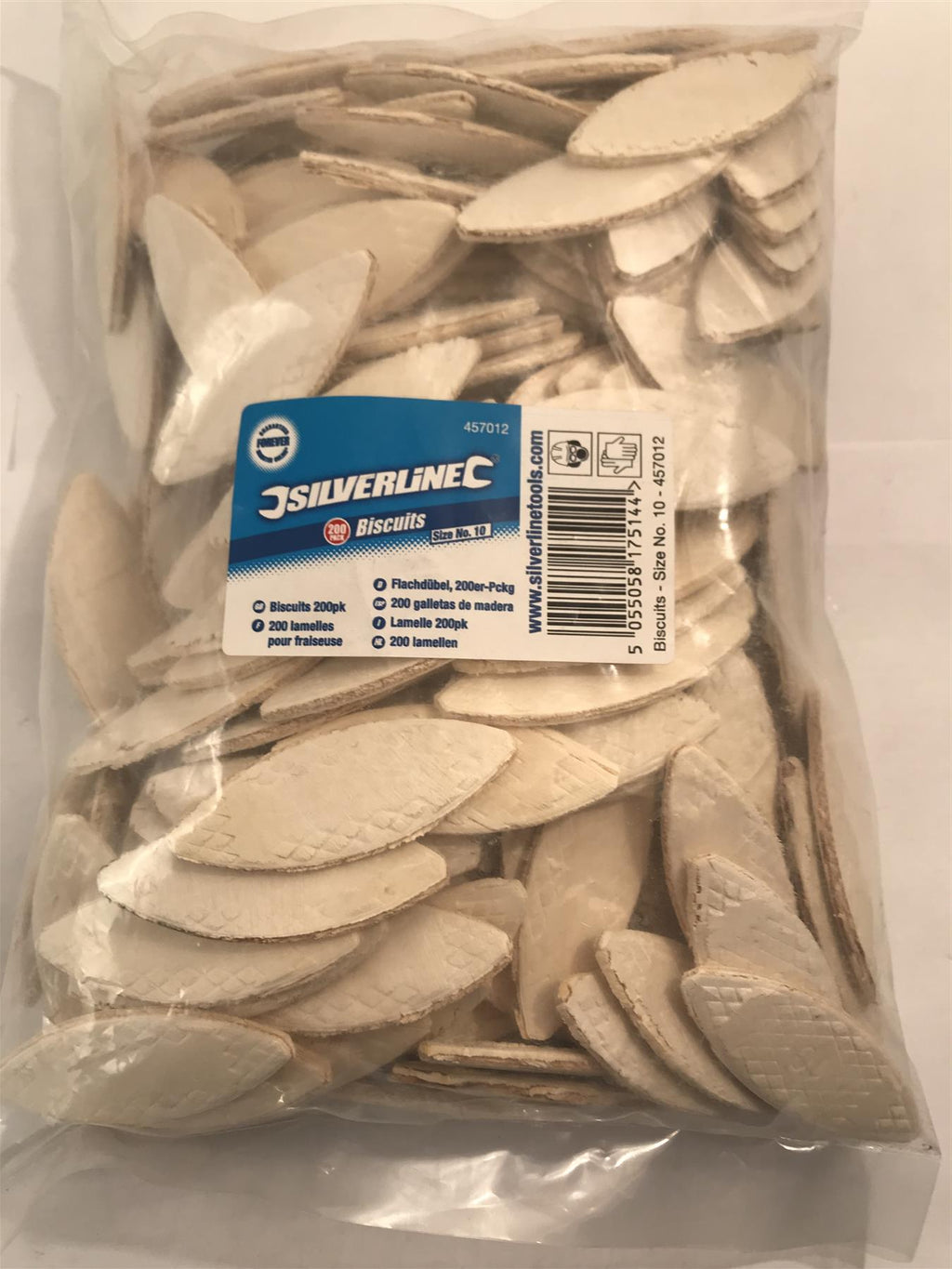 Silverline Biscuits 200pk Size No.10    457012