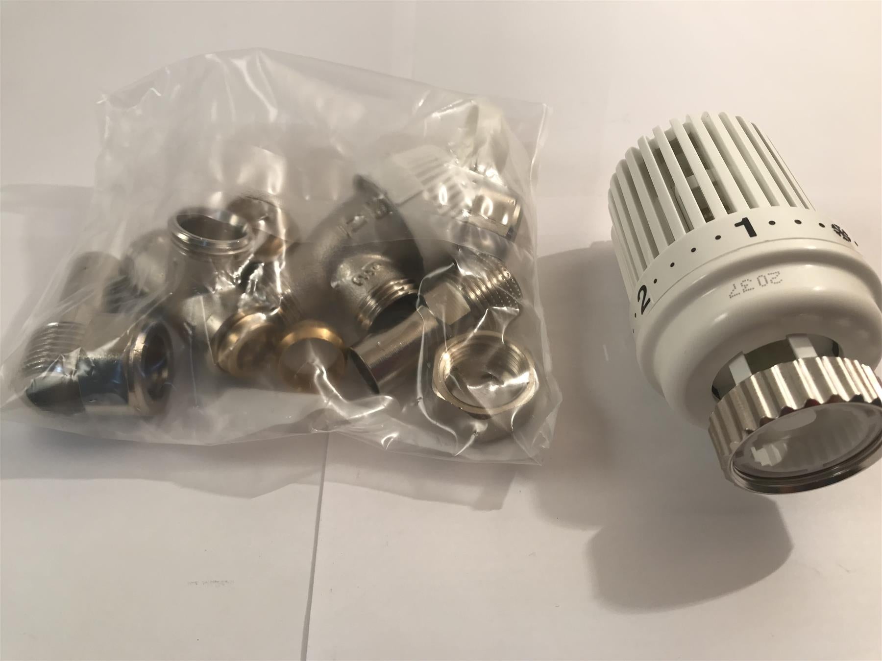 Honeywell VTL15 15A 15mm TRV Radiator Thermostat Valve And Lockshield Pack