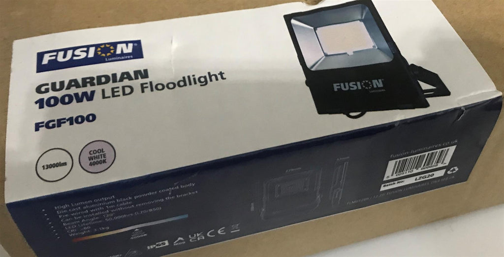 Fusion Guardian 100W LED Floodlight 13000LM  FGF100