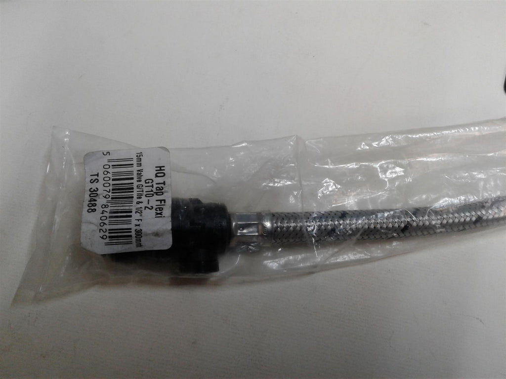 NEW QUALFLEX 15MM FLEXY PIPE VALVE 1/2" 30CM TS 30488 GT10-2
