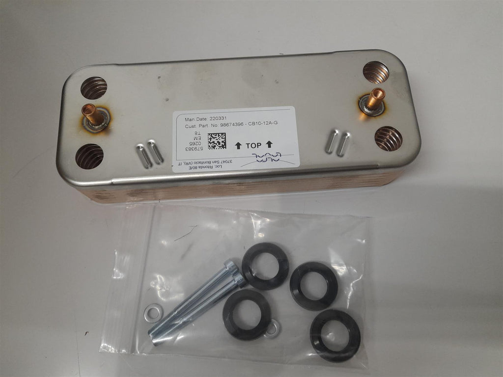 Ideal Instinct/iCombi/Classic/Logic/Independent 24 DHW Heat Exchanger 177529