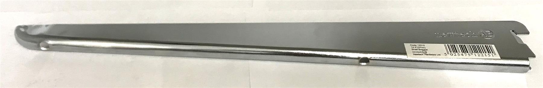 Newtech 12215 Straight Shelf Bracket 370 x 50mm Chrome