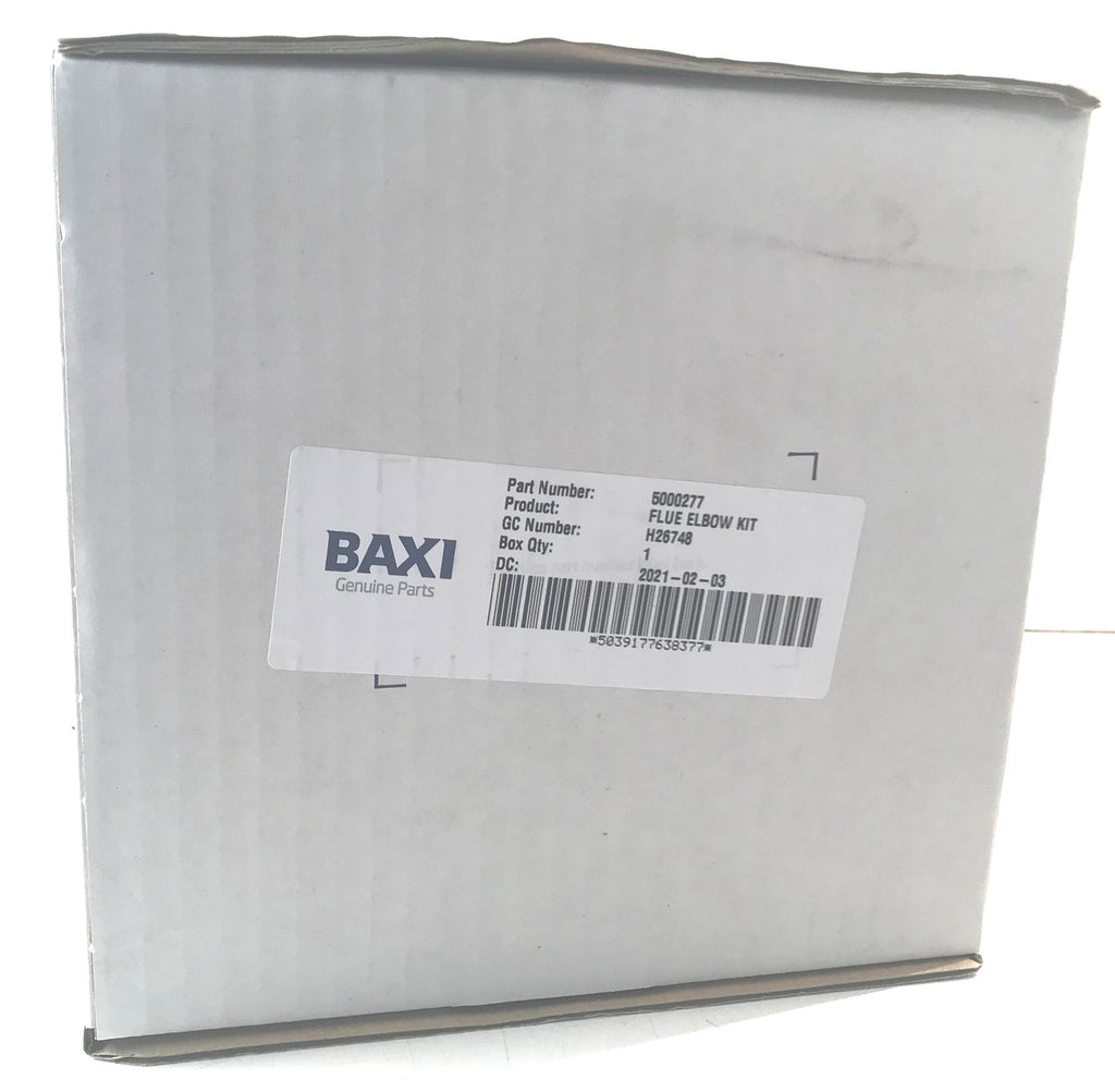 NEW BAXI KIT FLUE ELBOW 5000277
