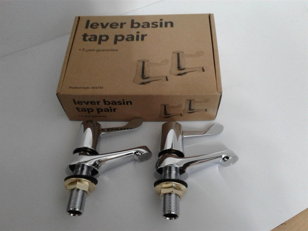 Lever Basin Tap Pair